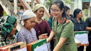 Nữ cán bộ Công an tâm huyết với hoạt động thiện nguyện