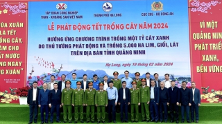 Phát động "Tết trồng cây" góp phần bảo vệ môi trường và phủ xanh vùng than Quảng Ninh