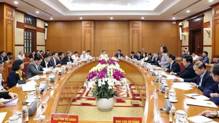 Hội nghị triển khai Chương trình làm việc của Bộ Chính trị, Ban Bí thư năm 2024