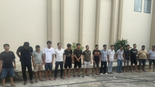 Phá sòng bạc di động có cảnh giới do Hải “ke” cầm đầu