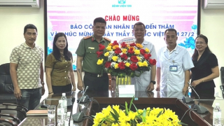 Báo CAND thăm và chúc mừng Bệnh viện 199