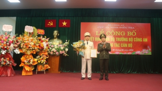 Điều động Phó Giám đốc Công an tỉnh Lai Châu giữ chức vụ Phó Cục trưởng Cục An ninh điều tra