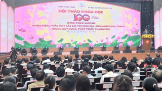 Hội thảo khoa học về giá trị văn hóa, con người Nha Trang