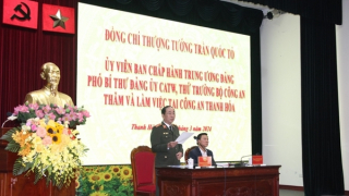 Tiếp tục xây dựng lực lượng Công an Thanh Hoá thật sự trong sạch, vững mạnh