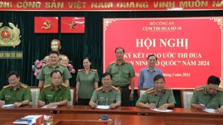 Cụm thi đua số 10 phấn đấu khám phá trên 90% án đặc biệt nghiêm trọng