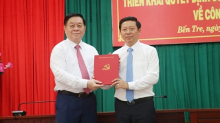 Đồng chí Trần Thanh Lâm giữ chức Phó Bí thư Tỉnh ủy Bến Tre