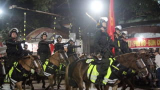 Mãn nhãn màn kỵ binh biểu diễn tại lễ hội Yên Thế