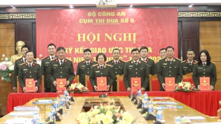 Cụm thi đua số 8 thực hiện hiệu quả phong trào thi đua “Vì an ninh Tổ quốc”