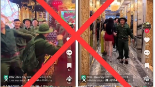 Xử lý nghiêm việc sử dụng trang phục thanh niên xung phong gây phản cảm của quán Karaoke Paris Club-Hud 2