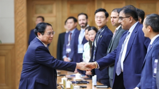 Thủ tướng Phạm Minh Chính tiếp đại diện 60 tập đoàn hàng đầu của Hoa Kỳ