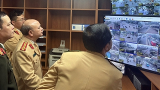 CSGT Thủ đô trao đổi kinh nghiệm đảm bảo TTATGT với CSGT tỉnh Quảng Ninh