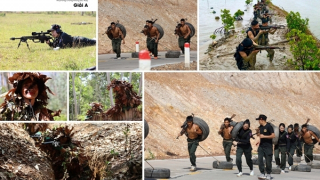 Chiến sĩ Cảnh sát Cơ động "mình đồng, da sắt" qua những bộ ảnh đẹp