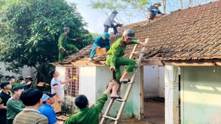 Hình ảnh đẹp về người chiến sĩ Công an trên quê hương cố Tổng Bí thư Trần Phú