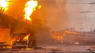 Nga tập kích lớn, nhiều khu vực Ukraine chìm trong bóng tối