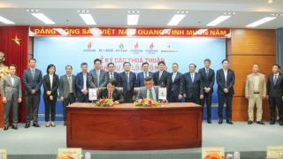 EVNGENCO2 và Petrovietnam ký kết hợp đồng bán khí Lô B cho Nhà máy Nhiệt điện Ô Môn I