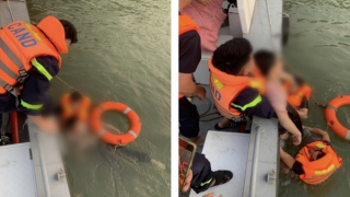 Kịp thời cứu sống nam thanh niên nhảy cầu Long Biên