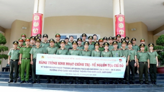 Thanh niên Công an Cụm thi đua số 8 với hoạt động “Nghĩa tình biên giới, biển đảo"