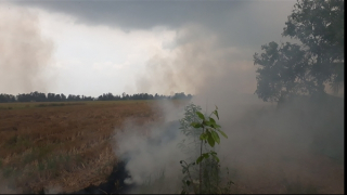 Đốt rơm giữa trời nắng, người đàn ông tử vong thương tâm