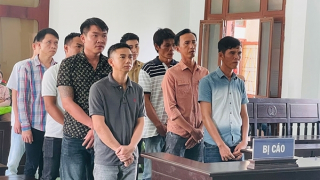 10 con bạc trong đường dây cá độ bóng đá lĩnh án tù