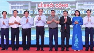 Thủ tướng Phạm Minh Chính dự Lễ khởi công Bệnh viện Quốc tế Trung ương Huế 2