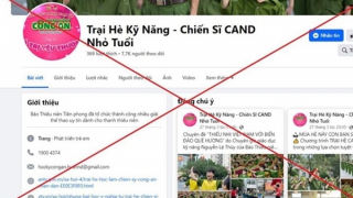 Cảnh giác thủ đoạn mạo danh trại hè Công an để lừa đảo