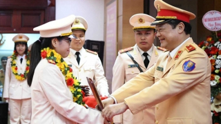 Cảnh sát giao thông tiêu biểu ở thành phố biển Vũng Tàu