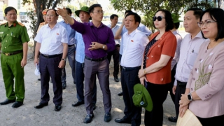 Đoàn giám sát Uỷ ban Thường vụ Quốc hội kiểm tra những bất cập trong vận hành giao thông ở Đồng Nai