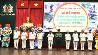 Cảnh sát Cơ động Công an Đắk Nông góp phần đảm bảo bình yên vùng Nam Tây Nguyên