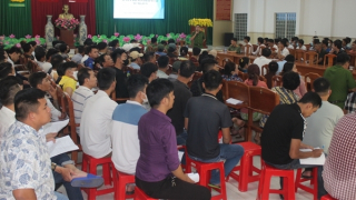 Gần 400 người nghiện, người từng sử dụng ma túy được tuyên truyền pháp luật