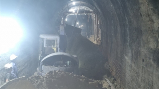 Tập trung nhiều biện pháp khắc phục sự cố sạt lở hầm Bãi Gió