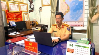 Người CSGT tiêu biểu ở huyện vùng cao Quảng Ngãi