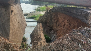 Khắc phục sạt lở cống Tam Sóc ở Sóc Trăng