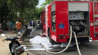 Cảnh sát kịp thời khống chế vụ cháy nhà 2 tầng ở Hội An