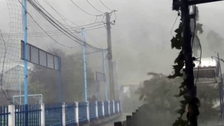 Mưa đá và cuồng phong quần thảo vùng núi cao Quảng Nam