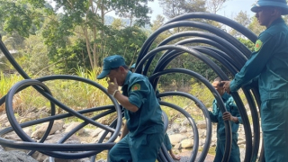 30% người dân thị trấn Đạ M’ri có nước máy trở lại