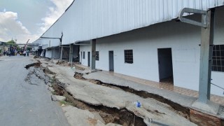 Cần Thơ: Nhà kho 1.500m2 bị sụt lún, thiệt hại khoảng 10 tỷ đồng
