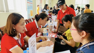 Hơn 1.800 chỉ tiêu tuyển dụng, tuyển sinh tại phiên giao dịch việc làm huyện Mê Linh