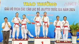 Đội tuyển JuJitsu CAND đạt thành tích cao tại Giải vô địch các câu lạc bộ Jujitsu quốc gia năm 2024