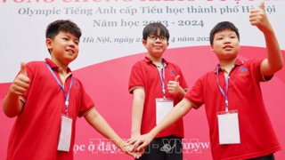 202 thí sinh Hà Nội tham dự vòng Chung khảo Olympic tiếng Anh tiểu học