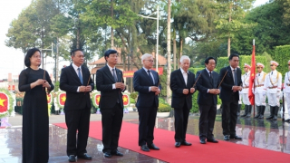 Truy điệu, an táng các liệt sĩ Sư đoàn 7 anh dũng hy sinh tại Bàu Hang