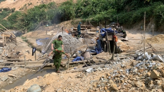 Truy quét “vàng tặc” tại miền núi Quảng Nam trong kỳ nghỉ lễ