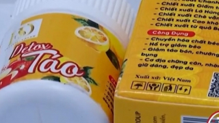 Phát hiện chất cấm trong Detox Táo hỗ trợ giảm cân