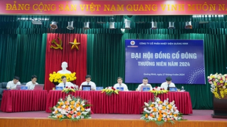 Công ty cổ phần Nhiệt điện Quảng Ninh tổ chức thành công Đại hội đồng cổ đông