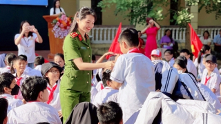 Phát huy hiệu quả mô hình “Cổng trường an toàn giao thông”