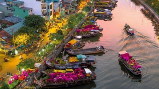 Lễ hội Sông nước tái hiện những chuyến tàu huyền thoại