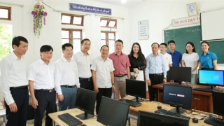 Báo CAND mang yêu thương đến với Trường Tiểu học Sơn Lâm