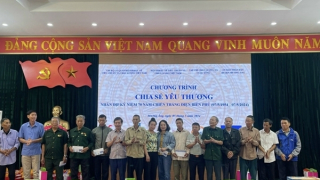 Hướng về Điện Biên Phủ anh hùng: Chia sẻ yêu thương, tri ân cựu chiến binh