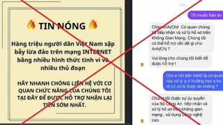 Cảnh báo trang facebook giả mạo Cao đẳng Cảnh sát nhân dân hỗ trợ lấy lại tiền lừa đảo