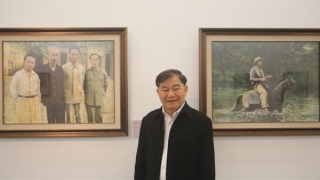 Họa sĩ Việt kiều Đào Trọng Lý: Vẽ Bác Hồ bằng cả lòng kính yêu