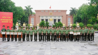 Sôi nổi Hội thi Chủ nhiệm trung đội giỏi Học viện ANND